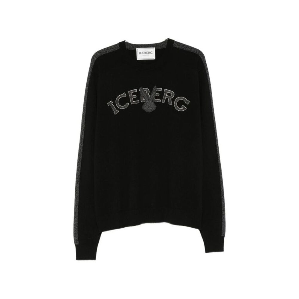 Iceberg Black Sweaters & Knitwear Men